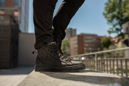 Buty motocyklowe trampki SECA KENT II BLACK czarny