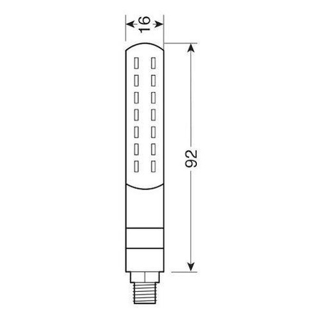 LAMPA Linia SQ kierunkowskazy tylne sekwencyjne - diodowe 12V LED