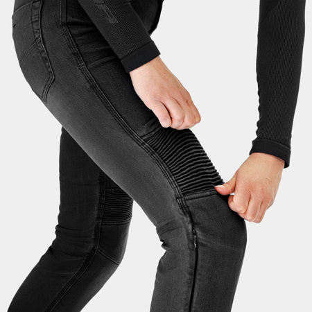 Spodnie jeans damskie SHIMA ZENITH LADY BLACK czarny
