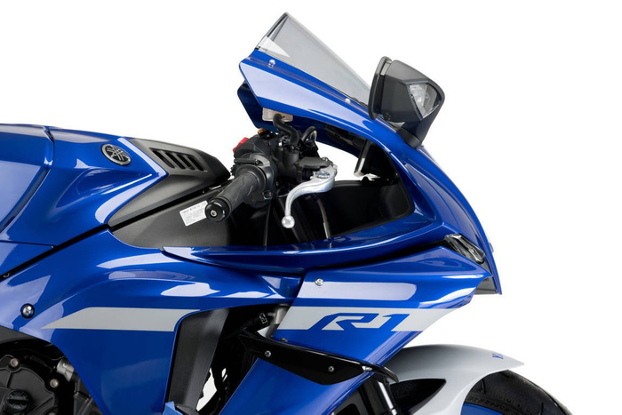 Boczne spoilery dociskowe do Yamaha R1 20-25 Czarny