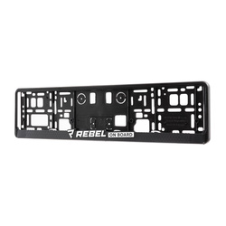 Komplet ramek na samochodowe tablice rejestracyjne Rebelhorn