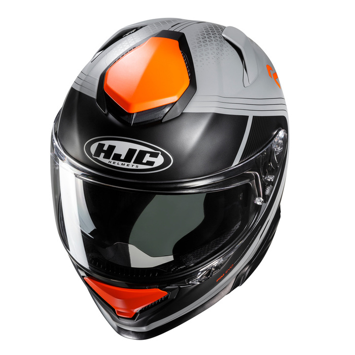 Kask motocyklowy integralny HJC RPHA 71 Frepe czarny/srebrny