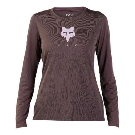 Koszulka na rower damska FOX LADY RANGER Z DŁUGIM RĘKAWEM TRU DRI PURPLE fioletowy