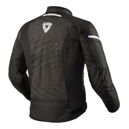 Kurtka motocyklowa tekstylna REVIT TORQUE 2 H2O BLACK/WHITE czarny biały