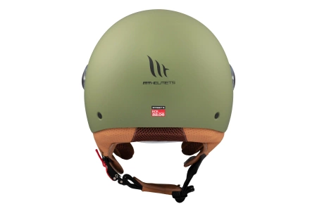 Kask motocyklowy MT STREET S SOLID GREEN zielony