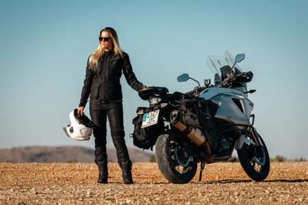 Kurtka motocyklowa damska SECA DISCOVERY LADY BLACK czarny