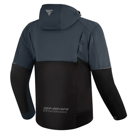Kurtka motocyklowa tekstylna miejska Shima DAYBREAKER szary/czarny