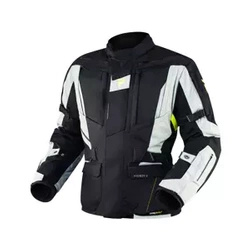 Kurtka motocyklowa tekstylna miejska/turystyczna Rebelhorn HARDY II szary-czarny