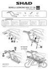 Stelaż kufra bocznego 3P motocyklowego SHAD do Benelli Leoncino