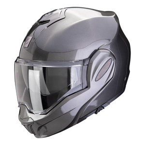 Kask motocyklowy SCORPION EXO-TECH EVO PRO SOLID METTALIC GREY szary