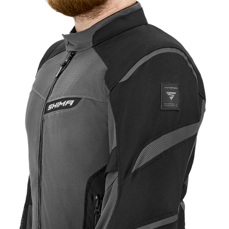 Kurtka motocyklowa tekstylna miejska/turystyczna Shima RUSH 2.0 VENT fluo