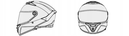 Kask integralny motocyklowy MT Thunder 4 SV Solid Gloss czarny