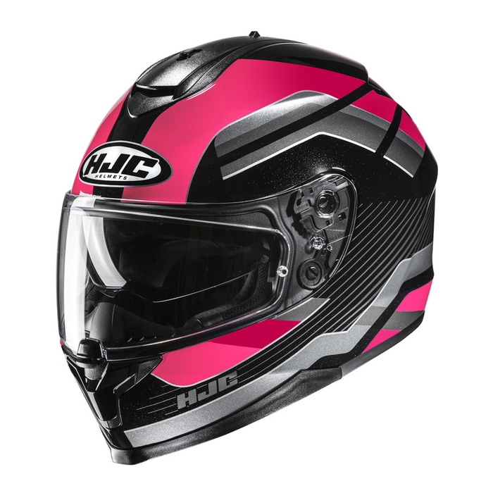 Kask motocyklowy integralny HJC C70N Belis różowy/czarny