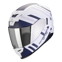 Kask motocyklowy SCORPION EXO-520 EVO AIR BANSHEE WHITE/BLUE/PURPLE biały niebieski fioletowy