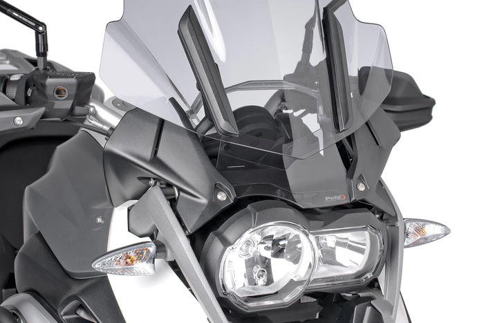 Osłona między lampę i szybę do BMW R1200GS 13-17 Lekko przyciemniany (H)