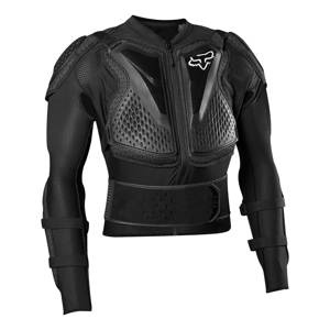 Dziecięca koszulka bluza z ochraniaczami zbroja buzer cross offroad mtb FOX Titan Sport czarny Junior