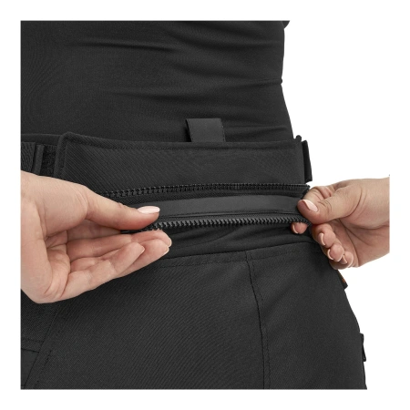 Spodnie motocyklowe damskie SHIMA DUNE LADY SHORT BLACK czarny