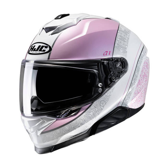 Kask motocyklowy HJC I71 Sera biały/różowy