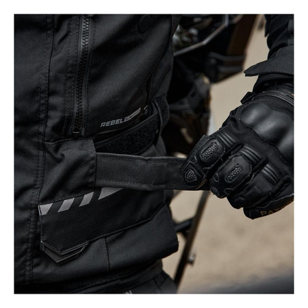 Kurtka motocyklowa tekstylna Rebelhorn CUBBY IV czarny