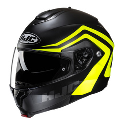 Kask motocyklowy szczękowy HJC C91N Nepos czarny/żółty