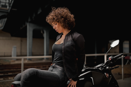 Kurtka motocyklowa damska SECA SUPERLITE LADY BLACK czarny