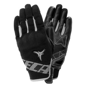 Rękawice motocyklowe damskie SECA X-STRETCH LADY TITANIUM czarny grafitowy szary