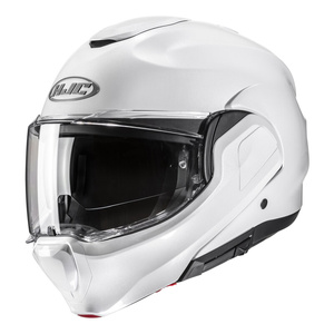 Kask motocyklowy HJC F100 Solid perłowy biały