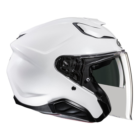 Kask motocyklowy otwarty HJC F31 perłowy biały
