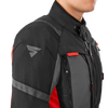 Kurtka motocyklowa tekstylna miejska Shima HERO 2.0 czerwony