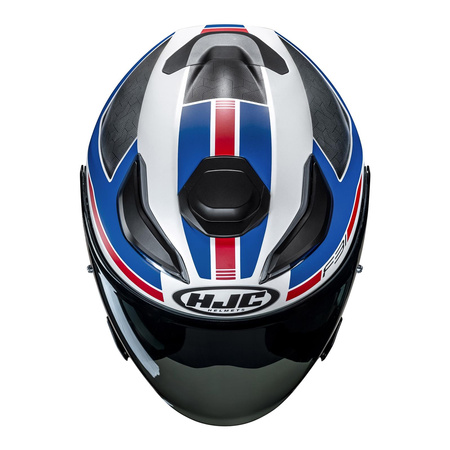 Kask motocyklowy otwarty HJC F31 Ceron czarny/biały