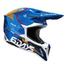 Kask cross AIROH WRAAAP 6DAYS ITALY 2025 GLOSS niebieski biały złoty