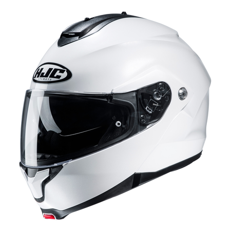 Kask motocyklowy szczękowy HJC C91N perłowy biały