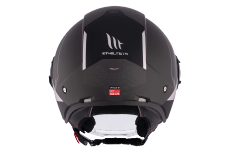 Kask motocyklowy MT VIALE SV S 68 UNIT MATT GREY szary czarny biały