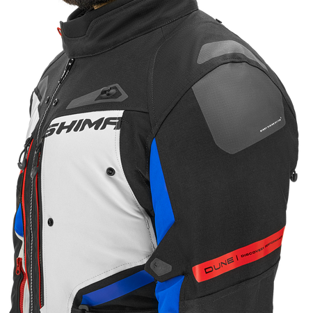 Kurtka motocyklowa SHIMA DUNE BLUE czarny szary niebieski