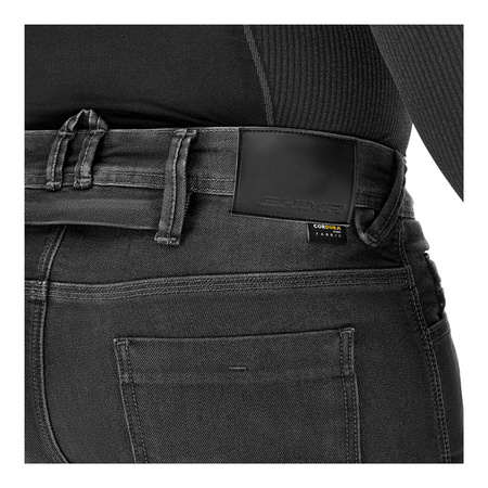 Spodnie jeans SHIMA RIDGE BLACK czarny