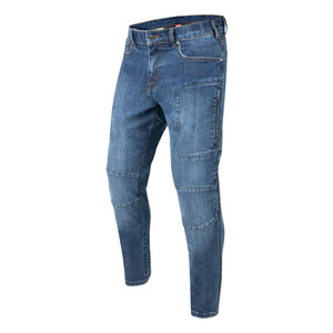 Jeansy motocyklowe Rebelhorn RAGE II Tapered Fit niebieskie