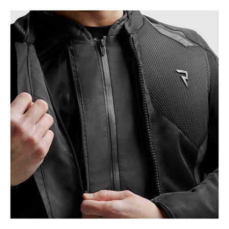 Kurtka motocyklowa tekstylna Rebelhorn JAX czarny