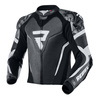 Kurtka motocyklowa skórzana Rebelhorn REBEL czarny-biały