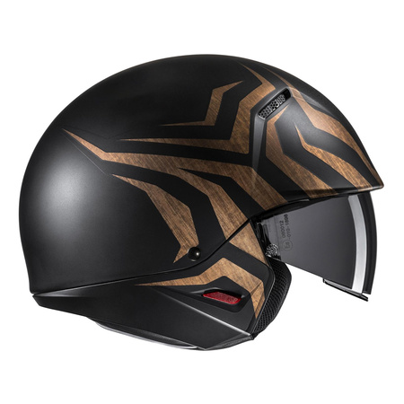 Kask motocyklowy otwarty HJC I20 Thorn czarny/złoty