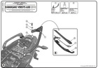 KAPPA ADAPTER DO ZAMONTOWANIA STELAŻA BOCZNEGO KLR450 ORAZ KLXR450 BEZ UŻYCIA STELAŻA CENTRALNEGO