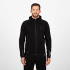 Certyfikowana bluza motocyklowa Knox Shield Track Suit Mens Full Zip Hoody czarna