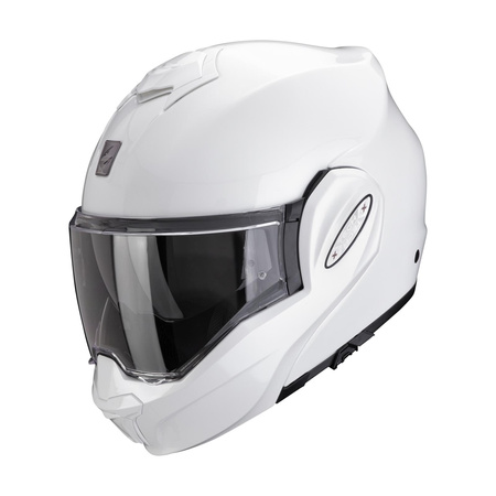 Kask motocyklowy SCORPION EXO-TECH EVO PRO SOLID PEARL WHITE biały