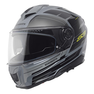 Kask motocyklowy SCHUBERTH S3 ECE APEX GREY szary czarny żółty fluo