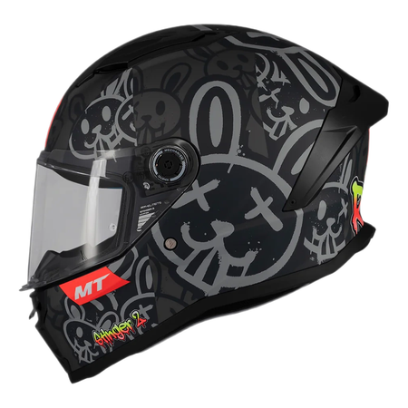 Kask motocyklowy MT STINGER 2 RAM F1 MATT BLACK/GREY