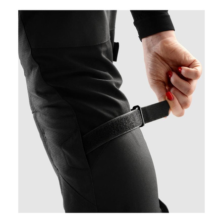 Spodnie motocyklowe tekstylne damskie REBELHORN HARDY 3.0 LADY LONG BLACK czarny