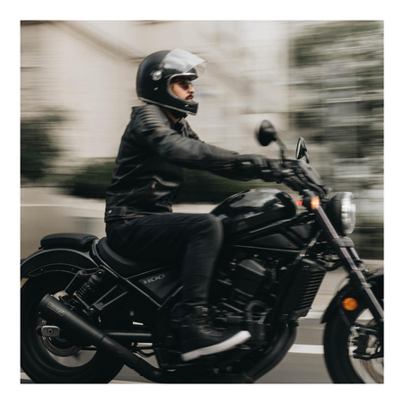 Buty motocyklowe trampki Rebelhorn VANDAL czarny-biały