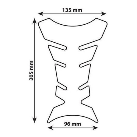 LAMPA Pro-Tank X1 tank pad Black