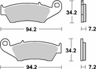 SBS KLOCKI HAMULCOWE KH185 / KH389 OFF-ROAD CARBON