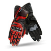 Rękawice motocyklowe sportowe skórzane Shima STR-2 GLOVES czarny/czerwony