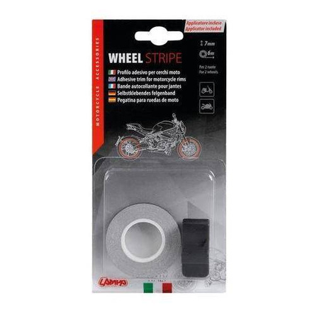 LAMPA Naklejki na obręcze "Racing"- czarne